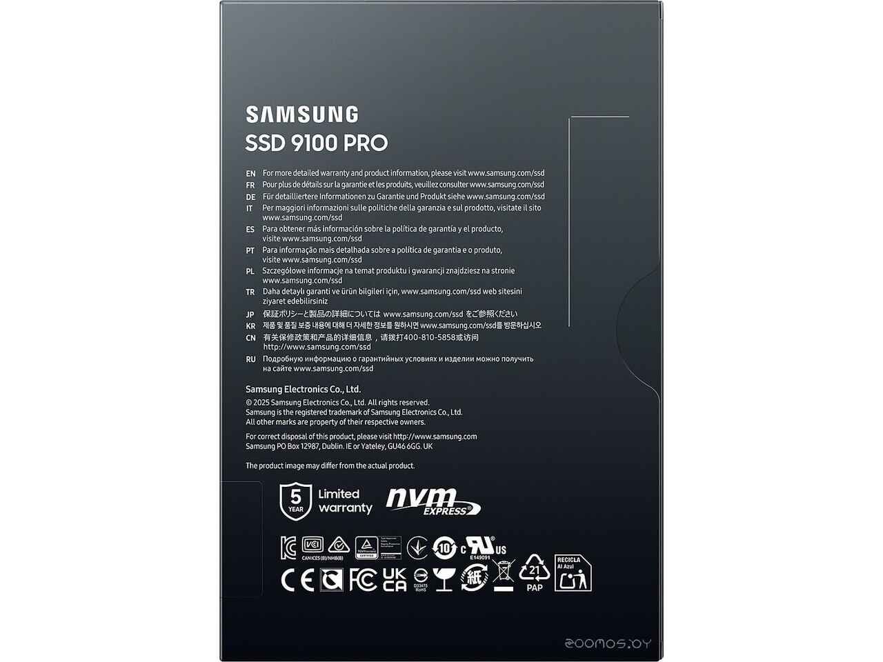 SSD Samsung 9100 Pro 1TB MZ-VAP1T0BW SSD Samsung 9100 Pro 1TB MZ-VAP1T0BW