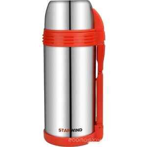 Термос StarWind 30-1500 1.5л (серебристый/красный)