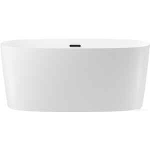 Ванна Wellsee C?lin 140x70 230201003 (отдельностоящая ванна белый глянец, экран, ножки, сифон-автомат матовый черный)