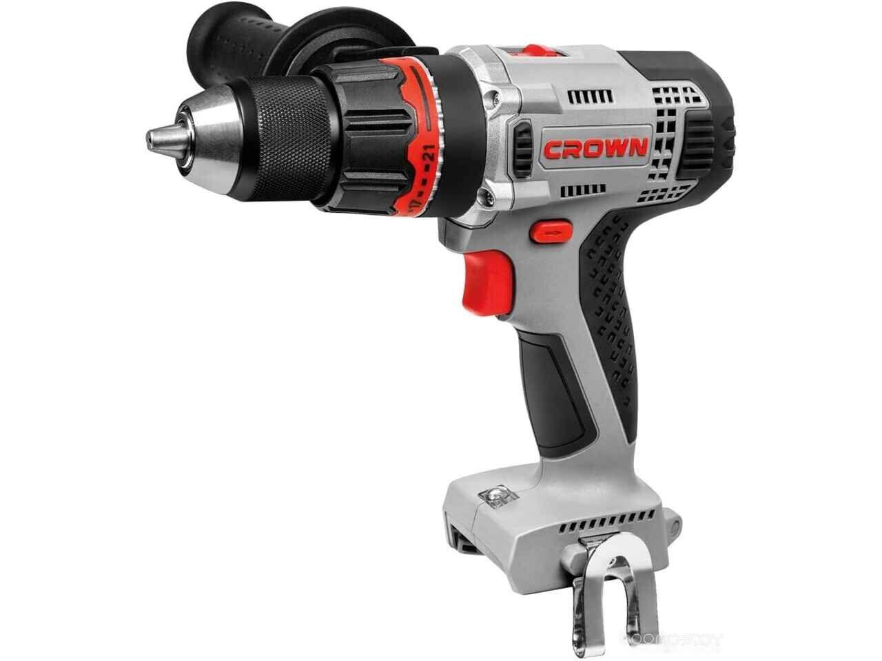 Ударная дрель-шуруповерт Crown CT21076HMX (без АКБ, кейс) Ударная дрель-шуруповерт Crown CT21076HMX (без АКБ, кейс)