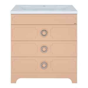 Misty Атлантик - 60 Тумба напольная с 2 ящ., белая эмаль - П-Атл-01060-0112Я Misty Атлантик - 60 Тумба напольная с 2 ящ., белая эмаль - П-Атл-01060-0112Я