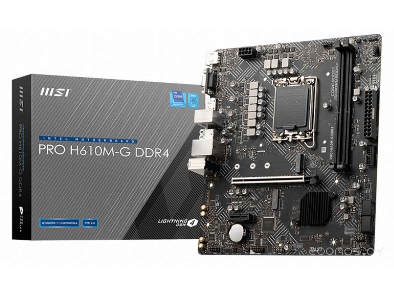 Материнская плата MSI PRO H610M-G DDR4 Материнская плата MSI PRO H610M-G DDR4
