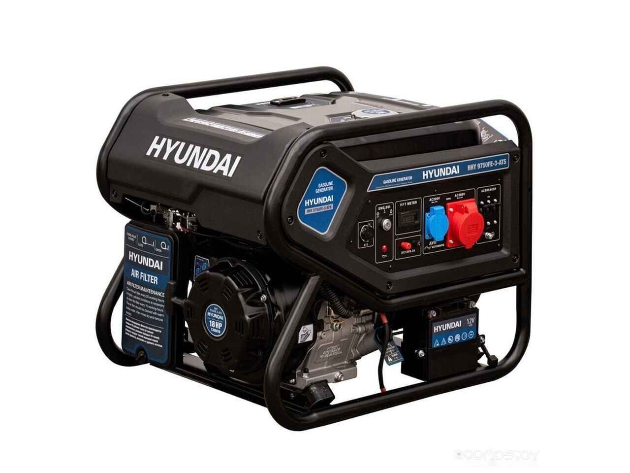 Бензиновый генератор Hyundai HHY9750FE-3-ATS Бензиновый генератор Hyundai HHY9750FE-3-ATS