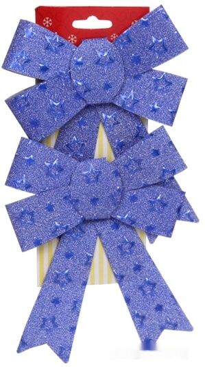 Елочная игрушка Серпантин Звездопад (синий) 185-0313