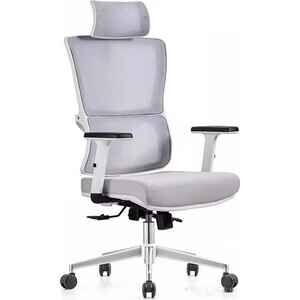 Офисное кресло Situp Victoria Chrome (сетка Light Gray/ткань Light Gray)