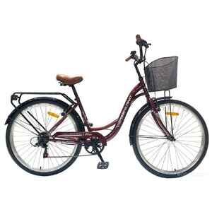 Велосипед GreenLand Alice 7S 28 (20, красный, 2024)