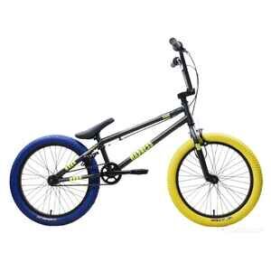 Велосипед Stark Madness BMX 1 (графит матовый/желтый/синий, 2025)