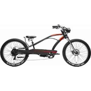 Электрический велосипед Forsage Falcon 26 (черный/оранжевый)