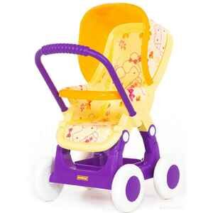 Коляска для кукол Полесье №2 прогулочная 4-х колёсная (48158)