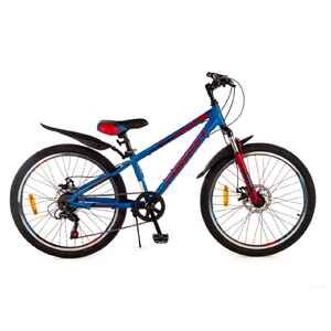 Велосипед Favorit MATEO 24 MDA (12, синий/красный) MAT24MD12BL-AL