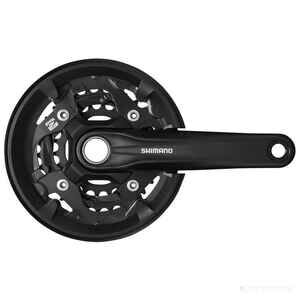 Система шатунов Shimano MT210 170мм для 2x9ск ин. Вал. 46/30 с защитой. (Black)