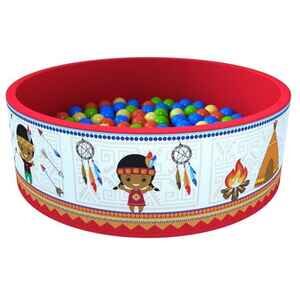 Сухой бассейн Romana Индейцы ДМФ-МК-02.52.01 (100 шариков)