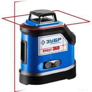 Лазерный нивелир ЗУБР Крест-360 34906-2 (со штативом)