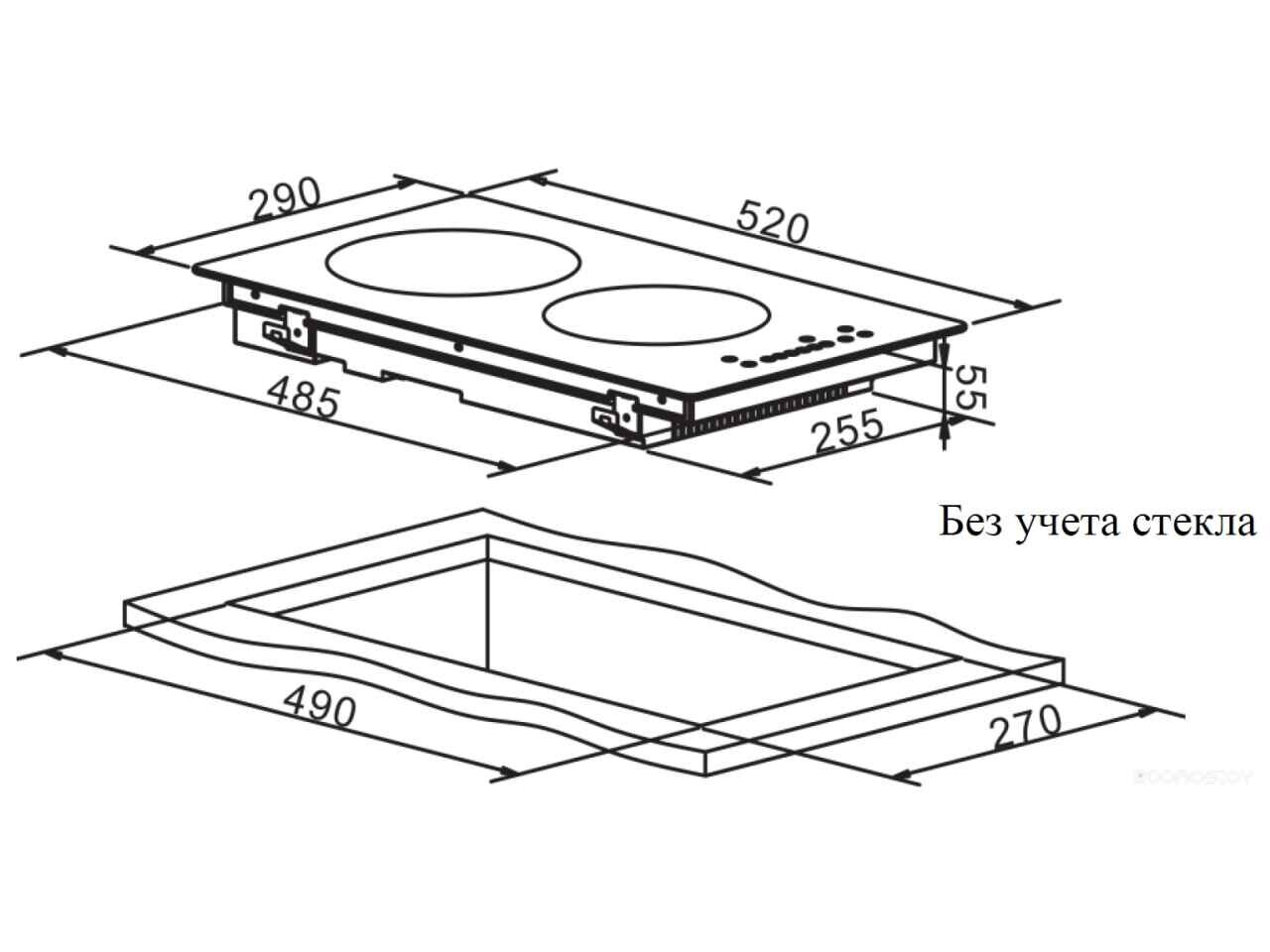 Варочная панель Weissgauff HI 32 BA Варочная панель Weissgauff HI 32 BA