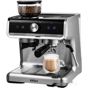 Рожковая помповая кофеварка Kitfort KT-789 Рожковая помповая кофеварка Kitfort KT-789