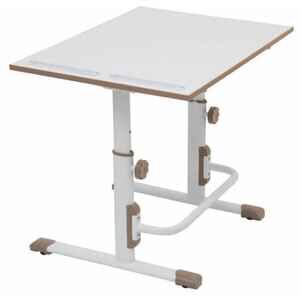 Парта Polini Kids Simple М1 (белый-макиато) Парта Polini Kids Simple М1 (белый-макиато)