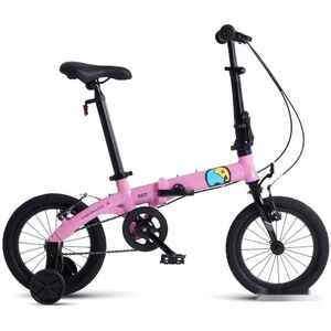 Детский велосипед Maxiscoo S007 Стандарт 2024 (розовый)