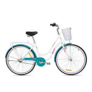 Велосипед Aist Avenue 26 (17, белый/бирюзовый, 2025)