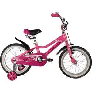 Детский велосипед Novatrack Novara 16 2022 165ANOVARA.PN22 (розовый)