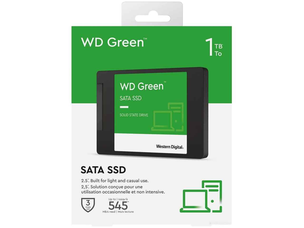 SSD Western Digital Green 1TB WDS100T3G0A SSD Western Digital Green 1TB WDS100T3G0A