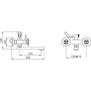 Смеситель РМС SL116-140 Смеситель РМС SL116-140