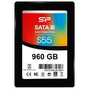 Жесткий диск Silicon Power Slim S55 960GB SP960GBSS3S55S25 Жесткий диск Silicon Power Slim S55 960GB SP960GBSS3S55S25