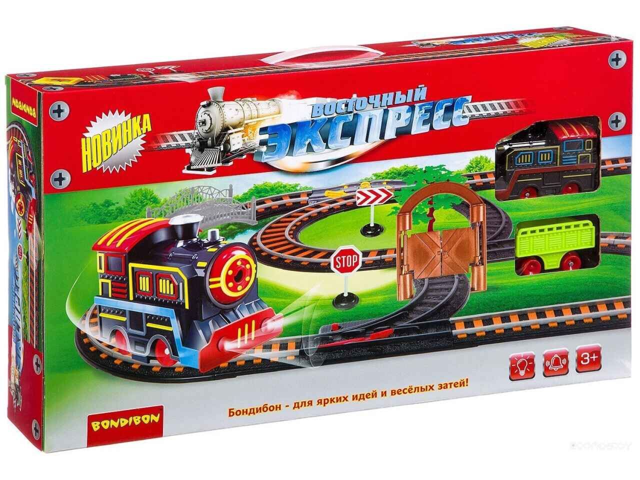 Железная дорога игрушечная Bondibon Восточный экспресс / ВВ2998 Железная дорога игрушечная Bondibon Восточный экспресс / ВВ2998