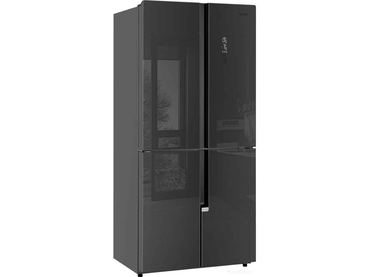 Четырёхдверный холодильник Weissgauff WCD 450 Inox Glass NoFrost Inverter Четырёхдверный холодильник Weissgauff WCD 450 Inox Glass NoFrost Inverter