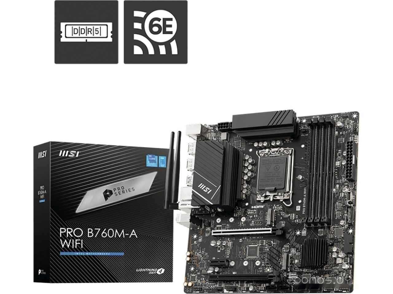 Материнская плата MSI Pro B760M-A WiFi Материнская плата MSI Pro B760M-A WiFi