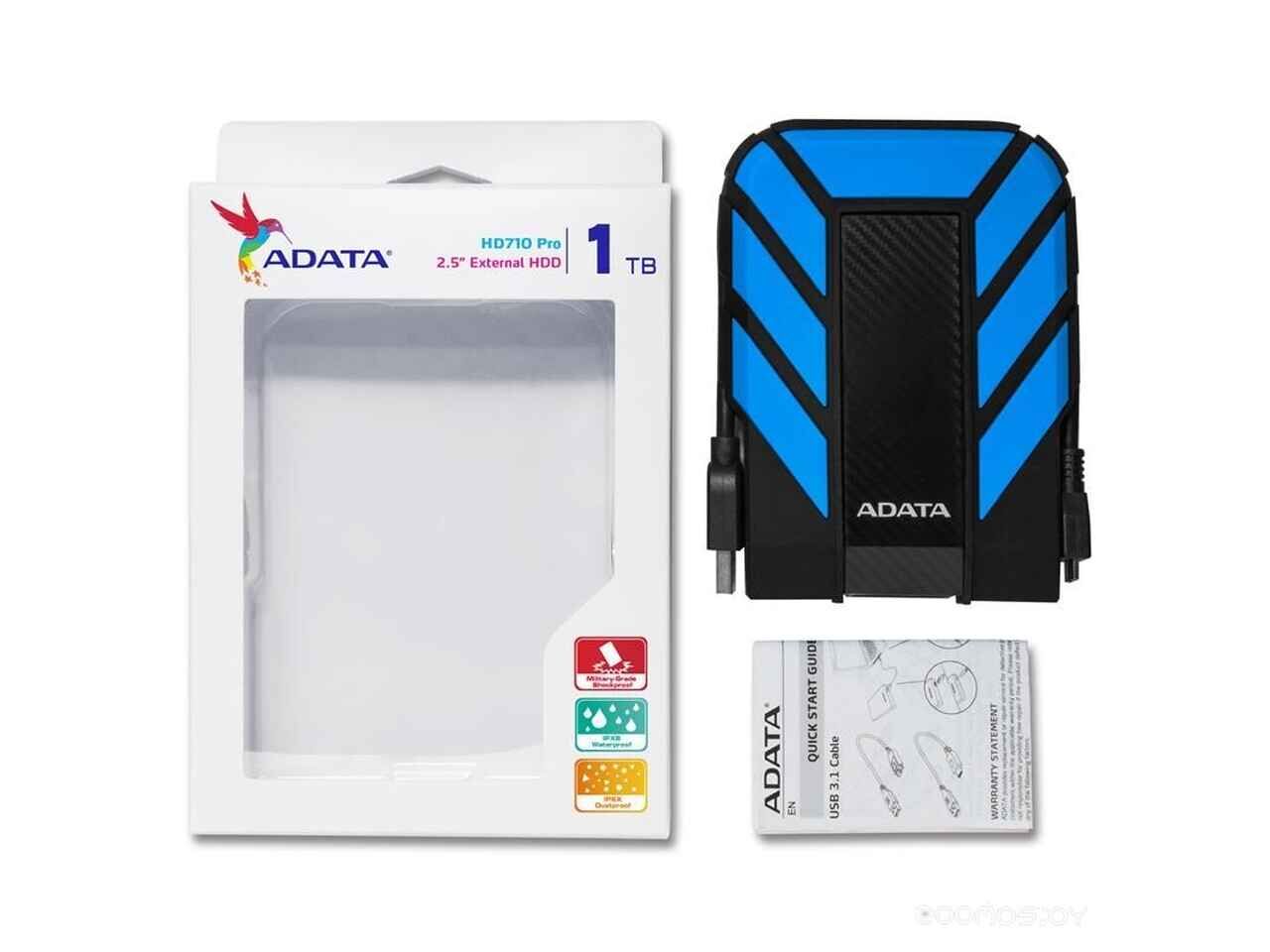 Внешний жёсткий диск A-Data AHD710P-1TU31-CBK Внешний жёсткий диск A-Data AHD710P-1TU31-CBK