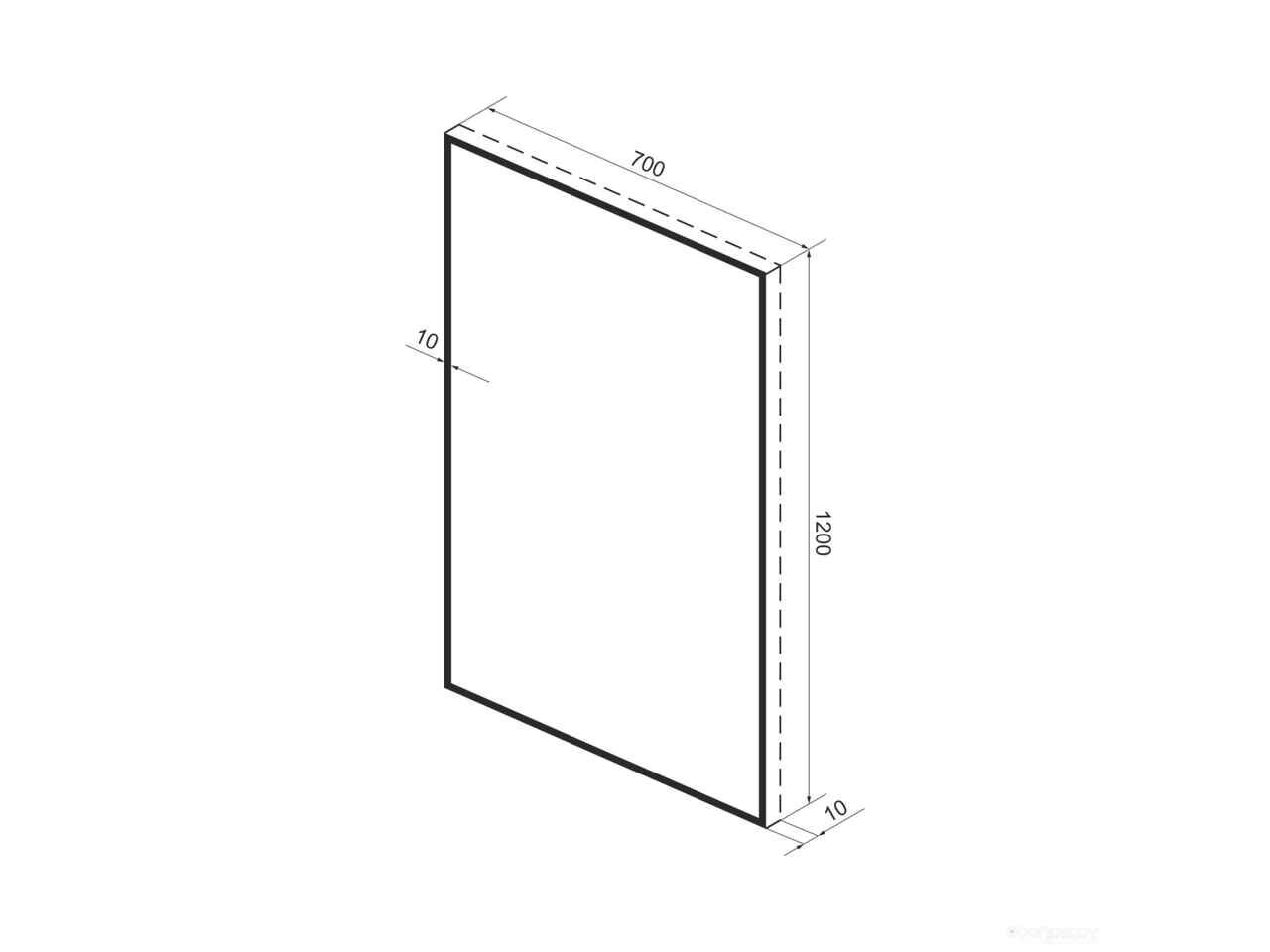 Зеркало Wellsee Зеркало 7 Rays' Spectrum 172200720, 70 х 120 см Зеркало Wellsee Зеркало 7 Rays' Spectrum 172200720, 70 х 120 см
