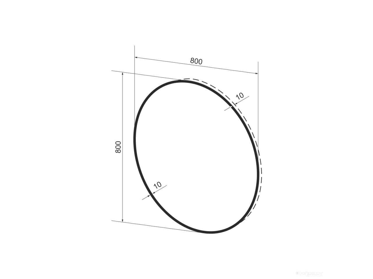 Зеркало Wellsee Зеркало 7 Rays' Spectrum 172200060, 80 х 80 см Зеркало Wellsee Зеркало 7 Rays' Spectrum 172200060, 80 х 80 см