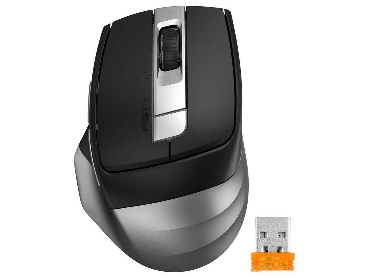 Мышь A4Tech Fstyler FB35C (серый) Мышь A4Tech Fstyler FB35C (серый)