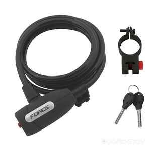 Велозамок FORCE Lux с креплением (49134) 180 см