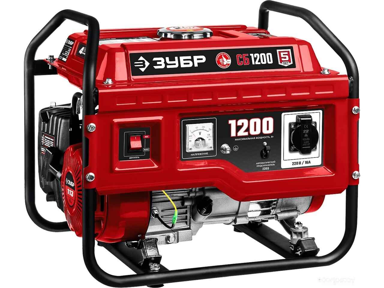 Бензиновый генератор ЗУБР Мастер СБ-1200 Бензиновый генератор ЗУБР Мастер СБ-1200