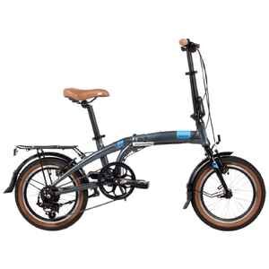 Велосипед Novatrack Town 16 (серый, 2024) 16AFV.TOWN.GR4