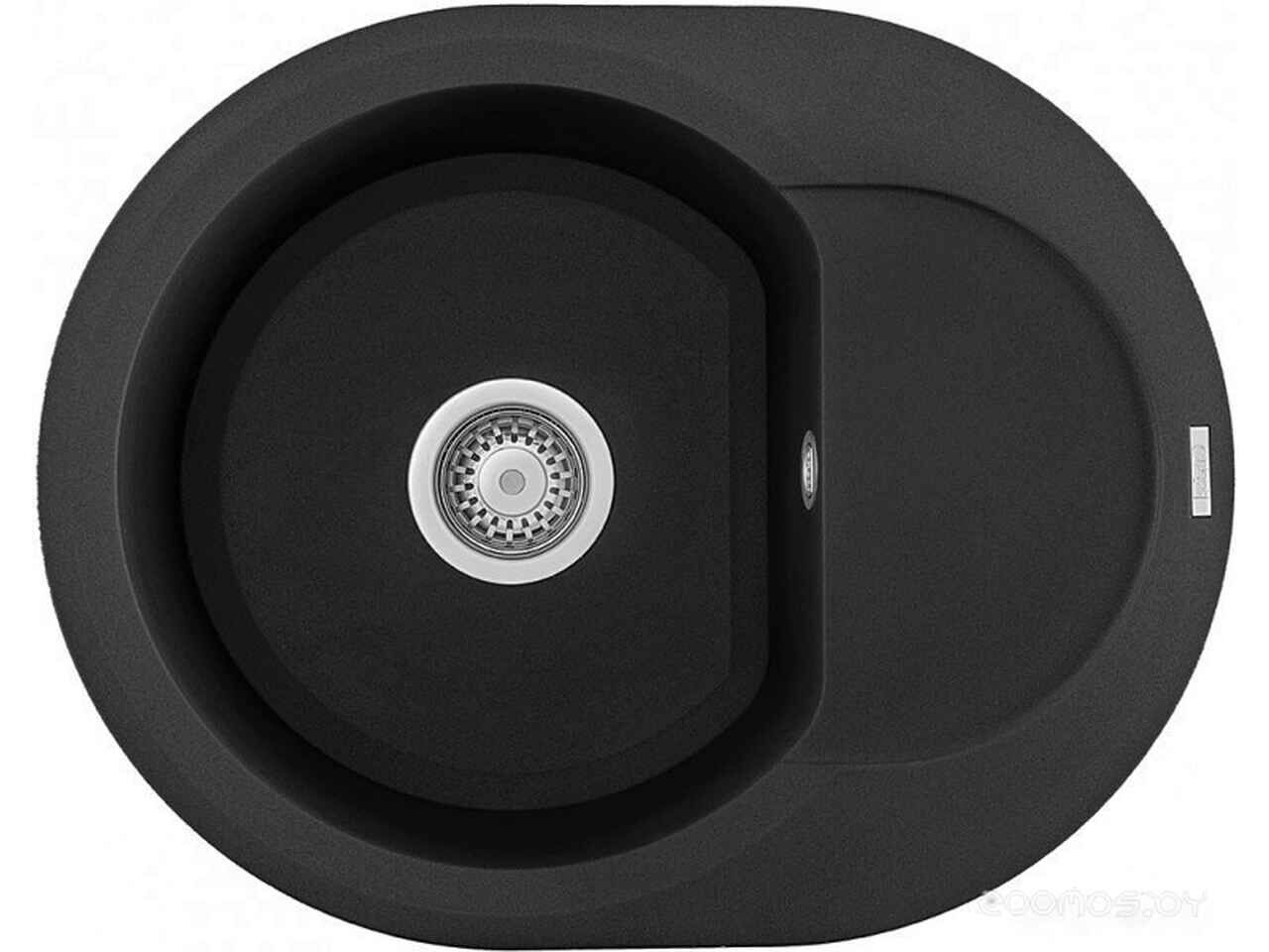 Кухонная мойка Elleci Easy Round 600 G40 Full Black/Nero LGYR6040 Кухонная мойка Elleci Easy Round 600 G40 Full Black/Nero LGYR6040