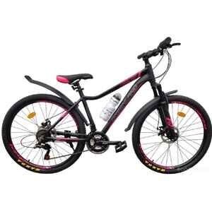 Велосипед GreenLand Sunset 26 (16, черный/розовый)
