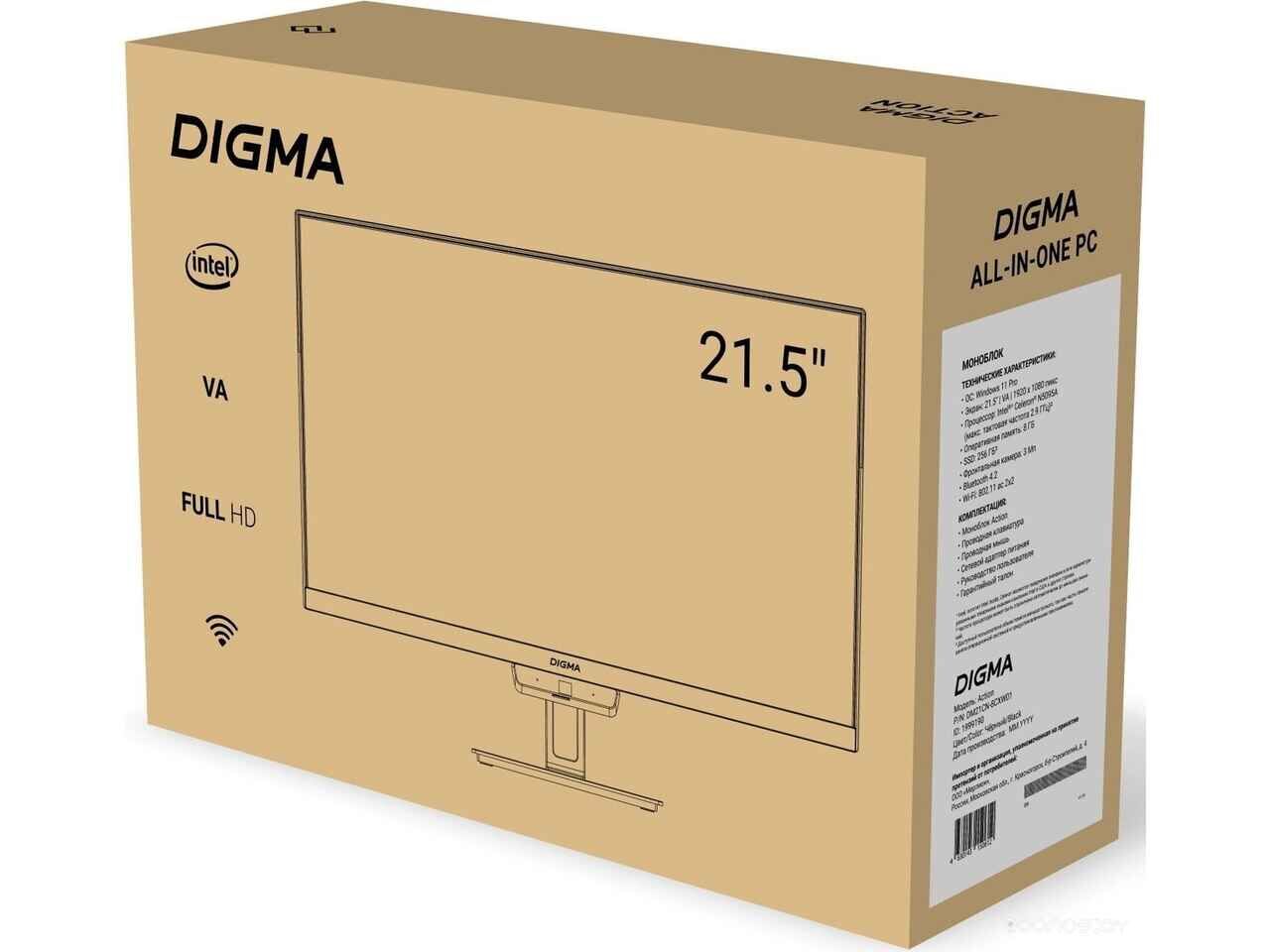 Моноблок DIGMA Action DM21N9-8CXW01 Моноблок DIGMA Action DM21N9-8CXW01