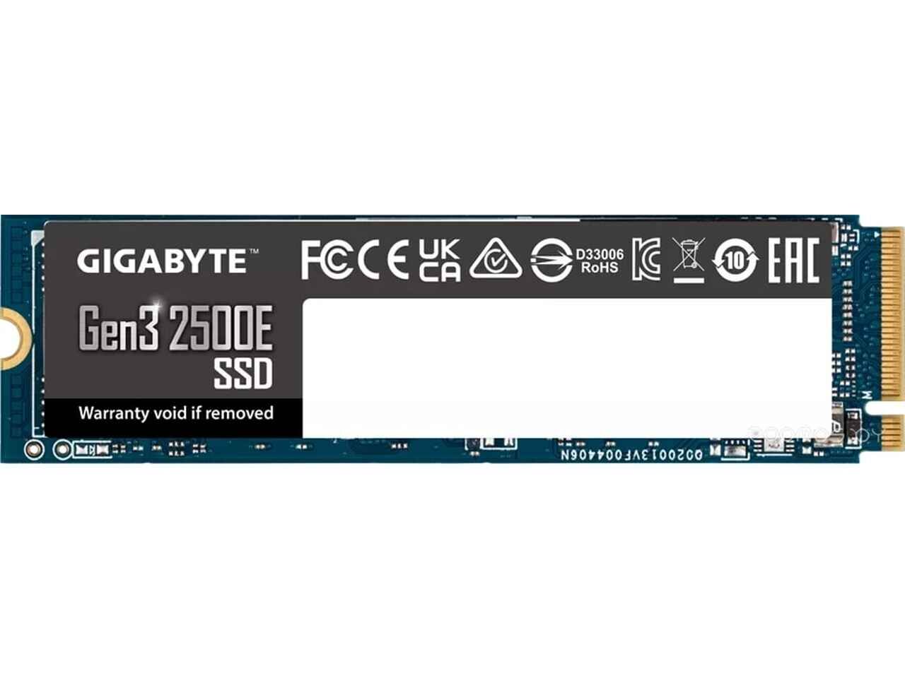 SSD Gigabyte Gen3 2500E 500GB G325E500G SSD Gigabyte Gen3 2500E 500GB G325E500G