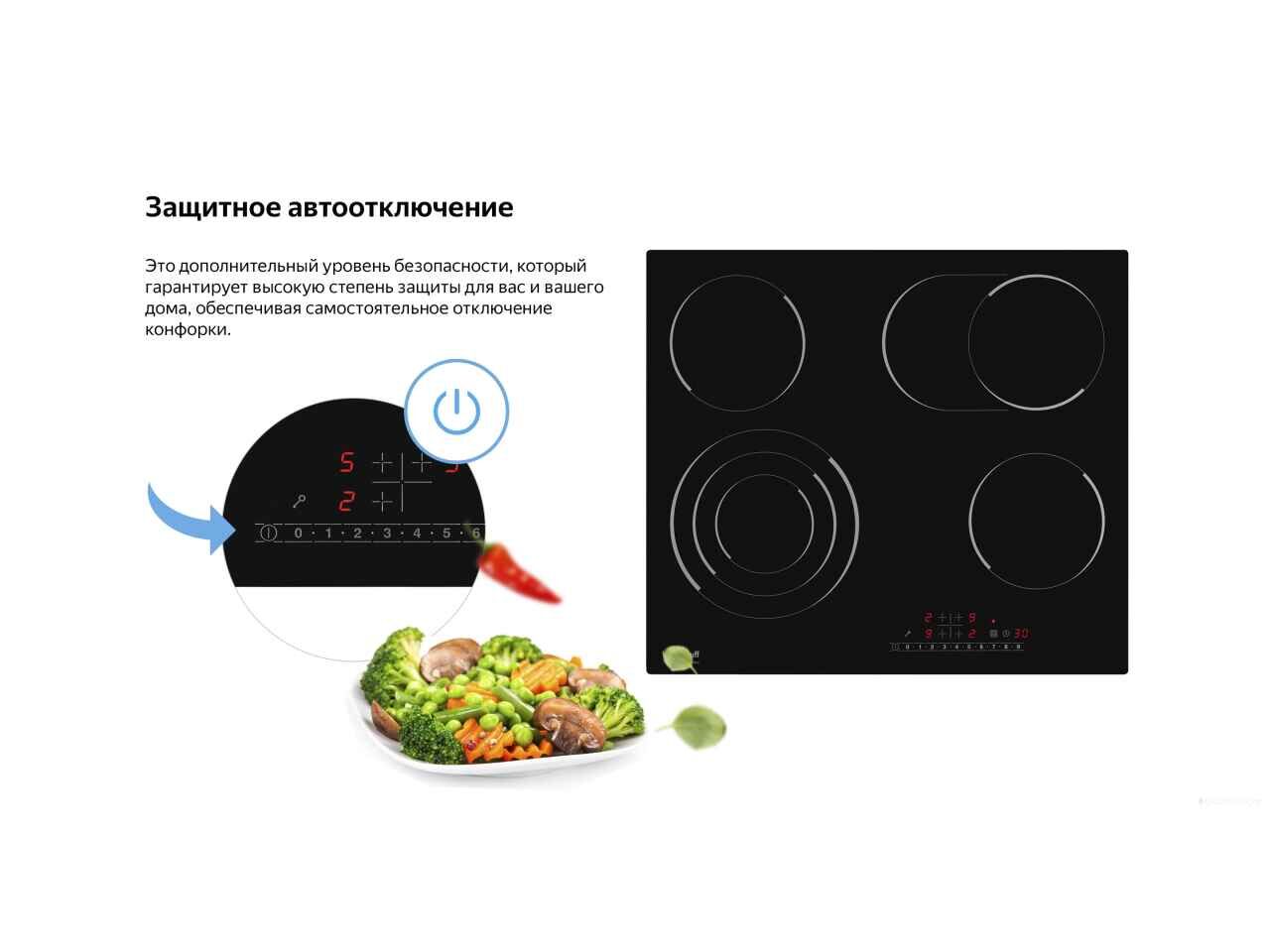 Варочная панель Weissgauff HV 643BS Варочная панель Weissgauff HV 643BS