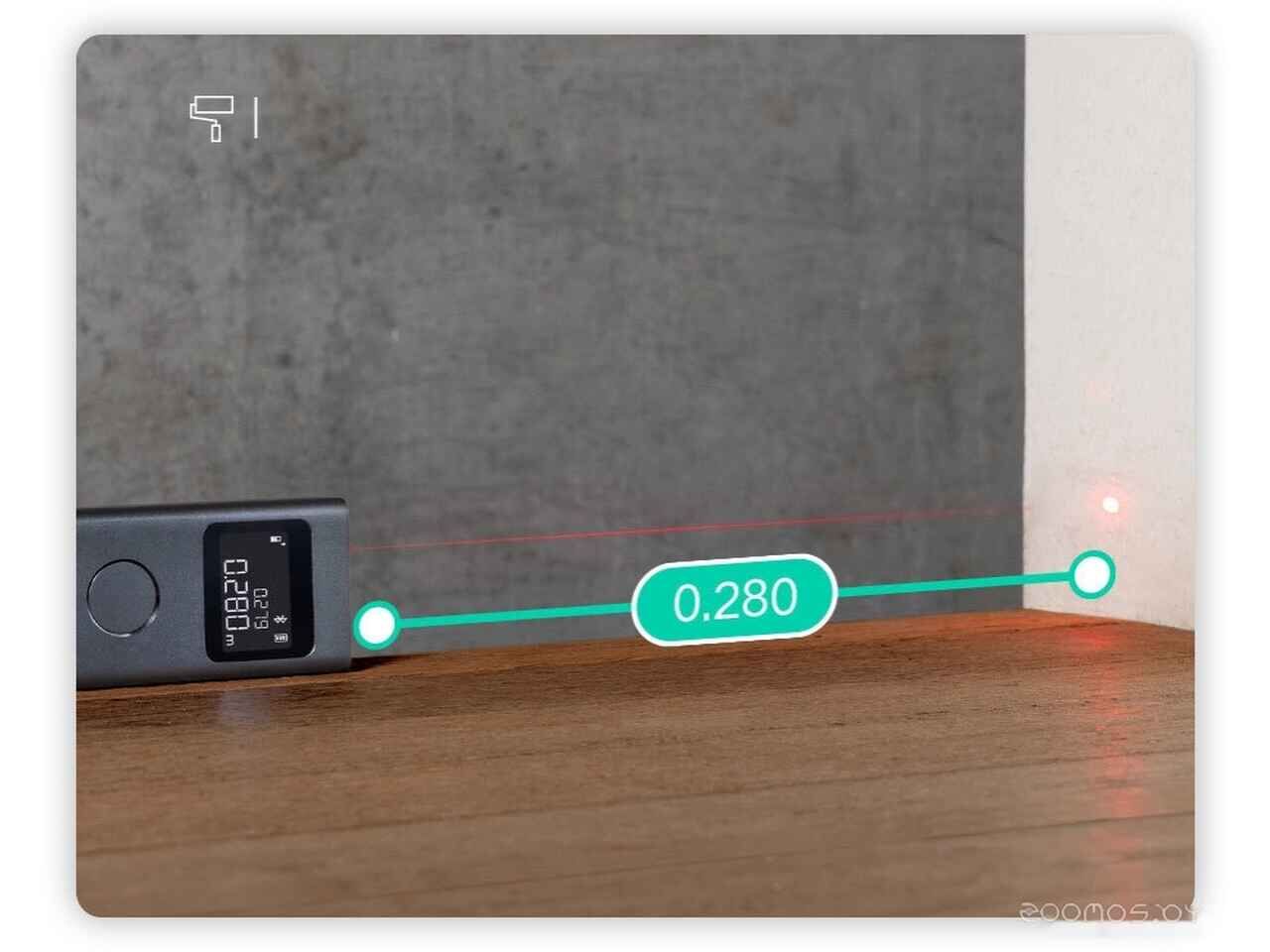 Лазерный дальномер Xiaomi Smart Laser Measure MJJGCJYD001QW Лазерный дальномер Xiaomi Smart Laser Measure MJJGCJYD001QW
