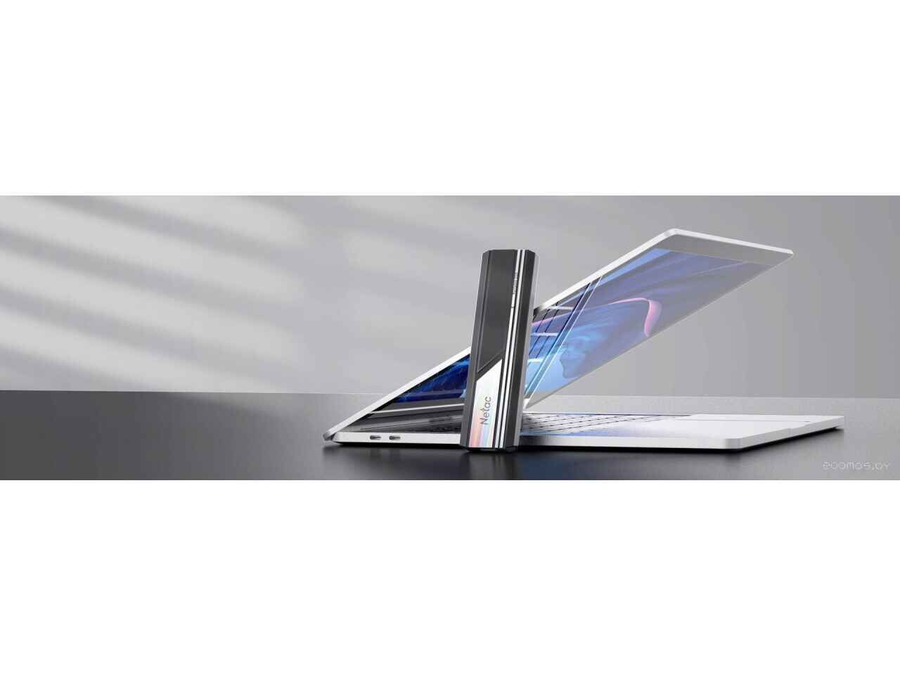 Внешний накопитель Netac ZX10 500GB NT01ZX10-500G-32BK Внешний накопитель Netac ZX10 500GB NT01ZX10-500G-32BK