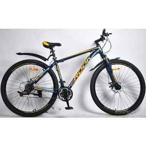 Велосипед Rook MA290D-GY/BU (серый/синий)