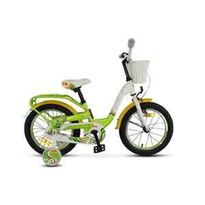 Детский велосипед Stels Pilot 190 16 V030 (зеленый/желтый/белый, 2023)