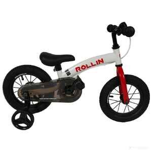 Беговел Bubago Rollin 3в1 (белый/красный) Беговел Bubago Rollin 3в1 (белый/красный)