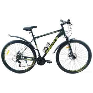 Велосипед GreenLand Action 29 (21, черный/желтый/зеленый)