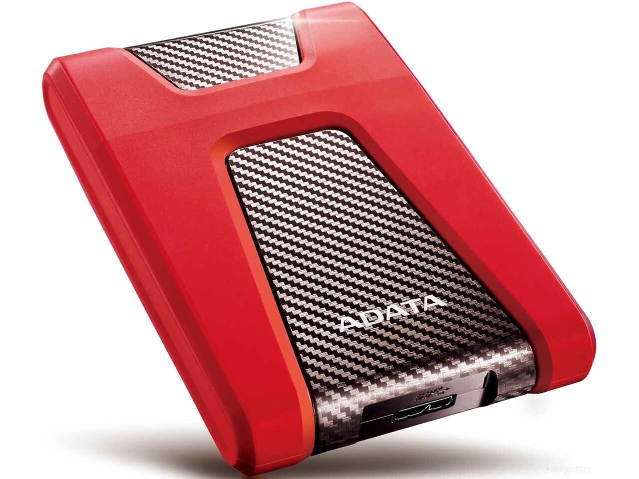 Внешний жёсткий диск A-Data DashDrive Durable HD650 AHD650-1TU31-CRD 1TB (красный) Внешний жёсткий диск A-Data DashDrive Durable HD650 AHD650-1TU31-CRD 1TB (красный)