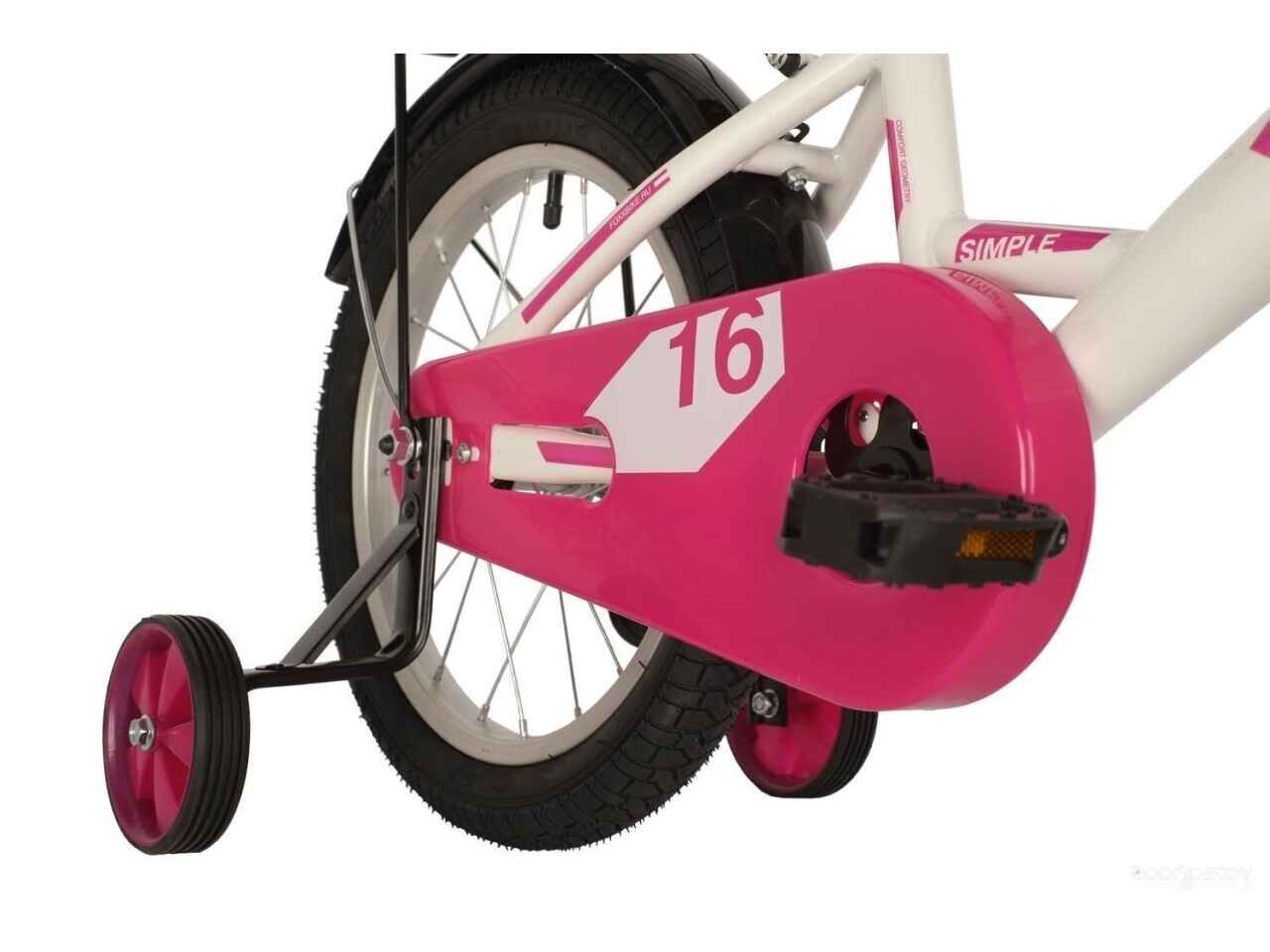 Детский велосипед Foxx Simple 16 2021 (белый) Детский велосипед Foxx Simple 16 2021 (белый)