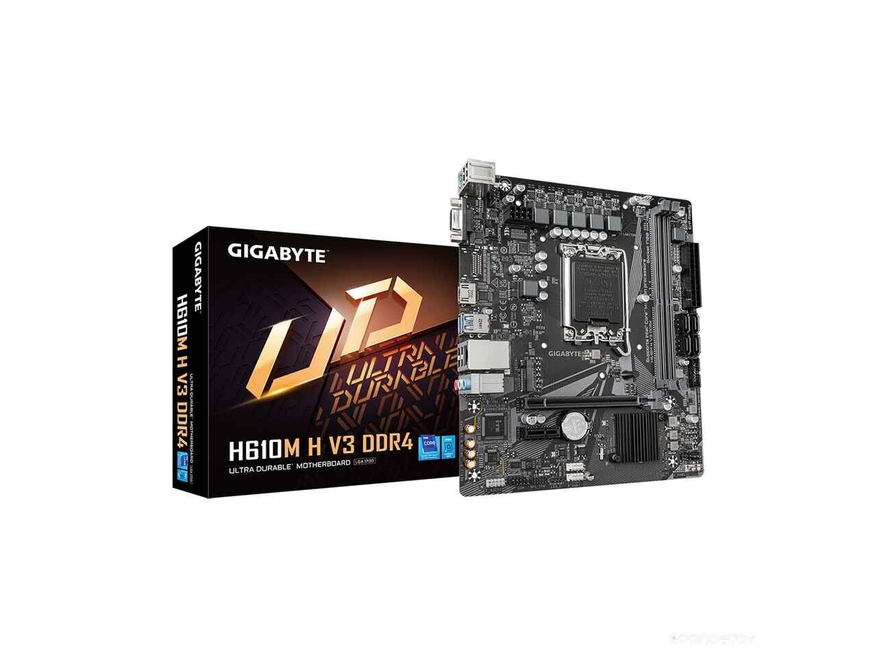 Материнская плата Gigabyte H610M H V3 DDR4 Материнская плата Gigabyte H610M H V3 DDR4